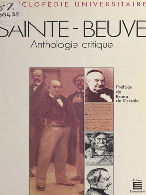 cover image of Sainte-Beuve